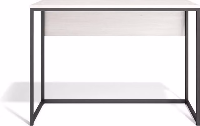Scrivania Herdasa metallo e effetto bianco 75x105x52