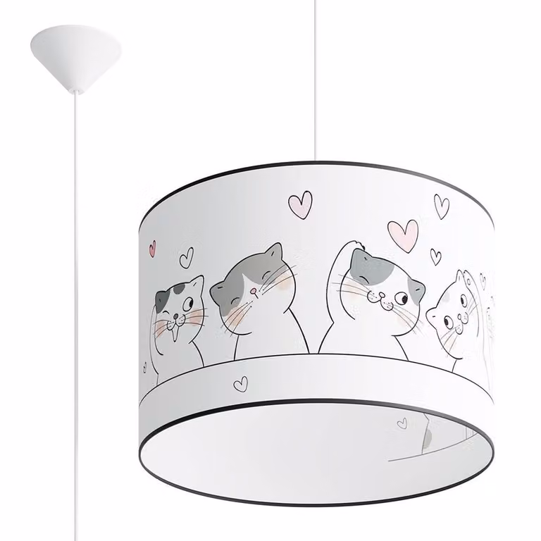 Lampada a sospensione CAT 40 1xE27 15W PVC 95x40x40cm Sollux Lighting