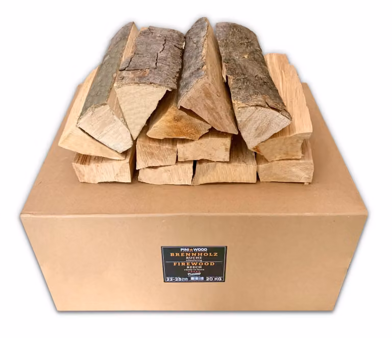 PINI 10 kg legna da ardere pronta per il forno faggio 25 cm per caminetto barbecue focolare pizza forno affumicatore