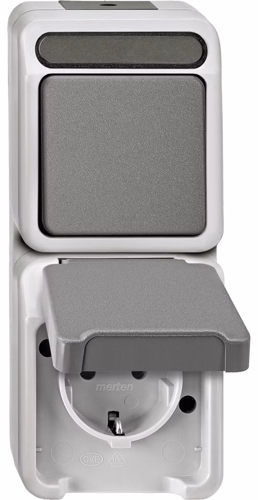 MERTEN MEG3494-8029 Kombi. SCHUKO-Steckdose AQUASTAR