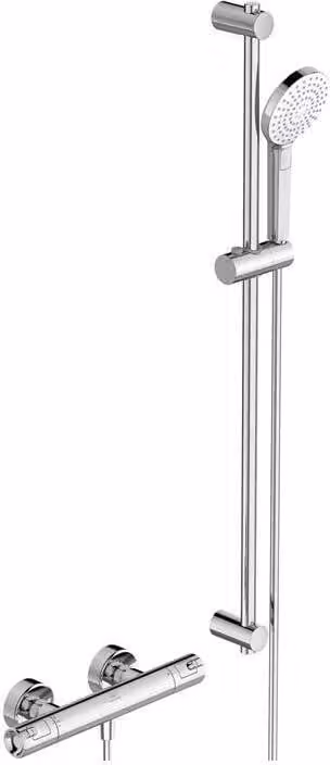 Combinazione doccia Ideal Standard con termostatico doccia Ceratherm T50 a parete A7218AA cromo