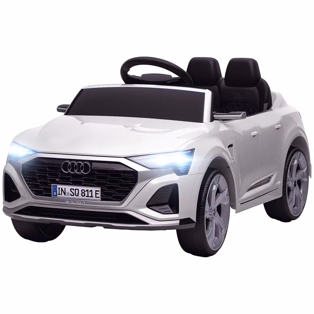 Auto elettrica per bambini Audi Q8 Minimal 12V bianca – 2