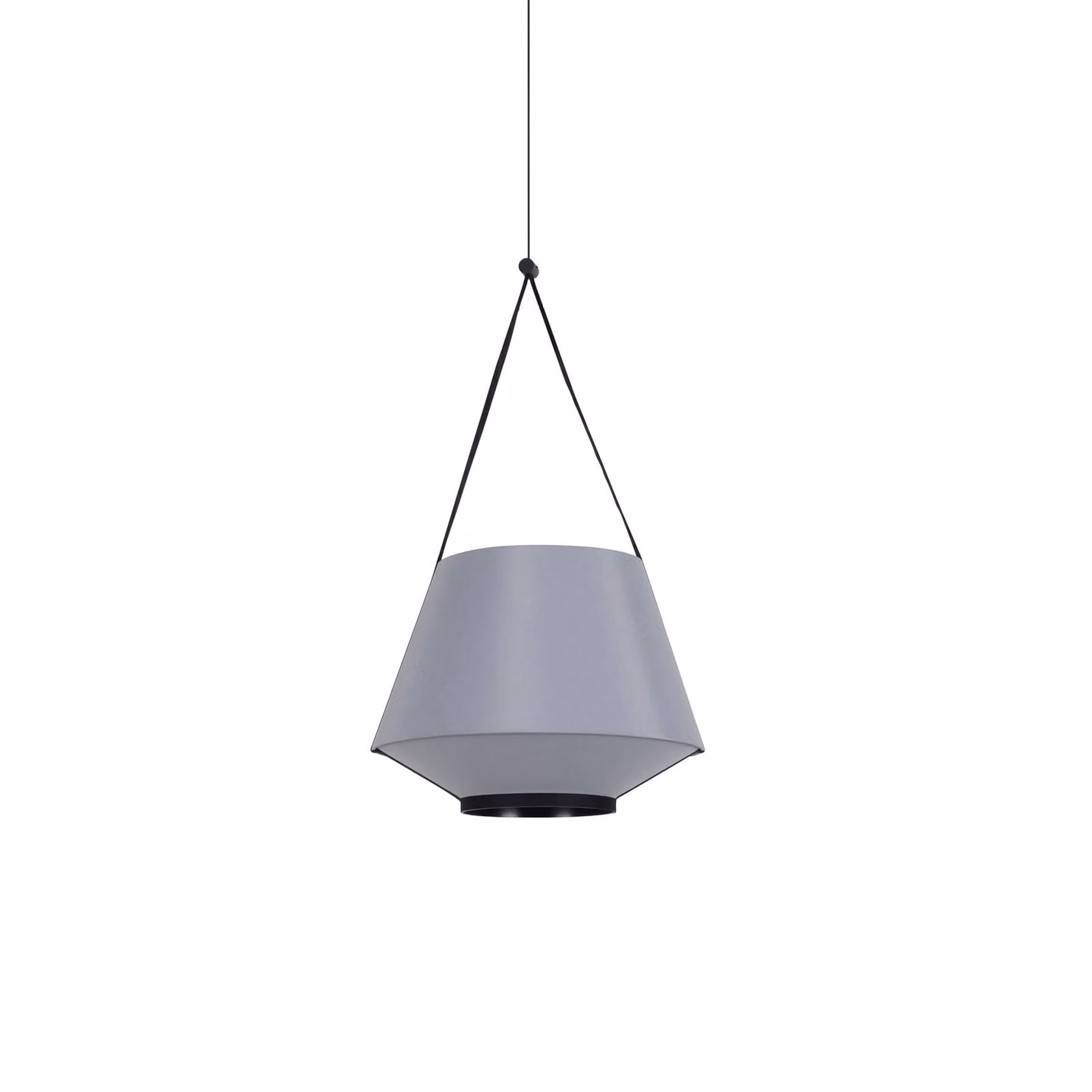 Forestier Lampada a sospensione Carrie XS, dimmerabile, Alluminio / Grigio / Zincato, Soggiorno / Sala da pranzo, Tessuto / Stoffa / Seta, Design, Lampada a sospensione