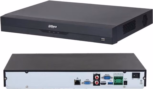 NVR Dahua WizSense NVR5216-EI 16 canali AI colore nero