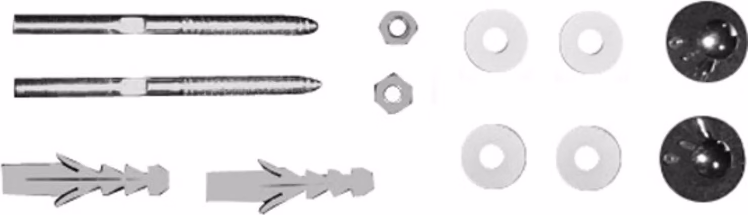 Duravit Fixation pour urinoir, chrome, 0067131000, 0067131000