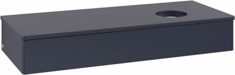 V&B Mobiletto senza struttura frontale, con illuminazione Antao 120x19x50cm, WBP colore Lac, md bl. m Lac