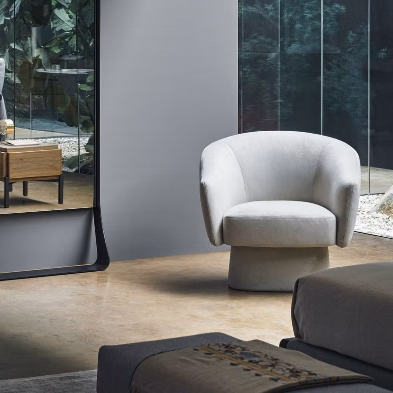 Poltrona Bruno Bonaldo Base Rivestita
