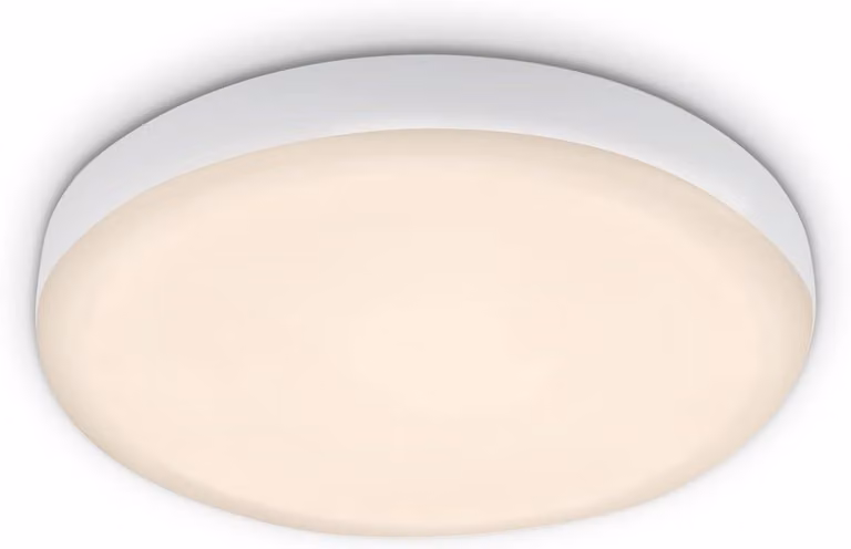 Di-Ka LED luce da incasso Plat senza cornice bianca Ø 10 cm 6W, bianco caldo