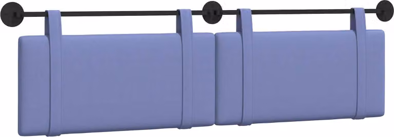 Testiera sospesa Blu jeans Tessuto