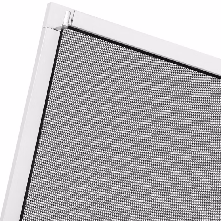 Zanzariera con telaio in alluminio per finestre TecTake GmbH, colore bianco, L 120 cm x H 140 cm