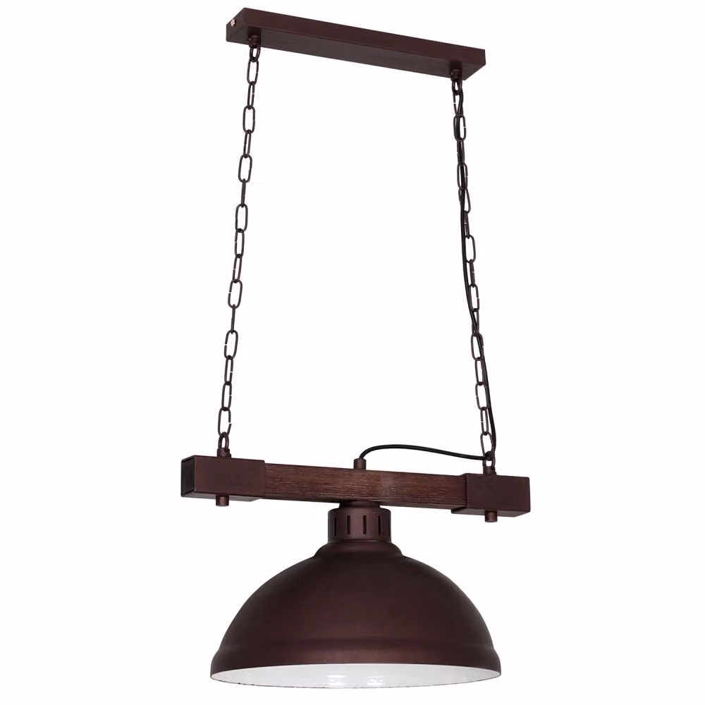 HAKON lampada a sospensione con trave in legno 9038 Luminex