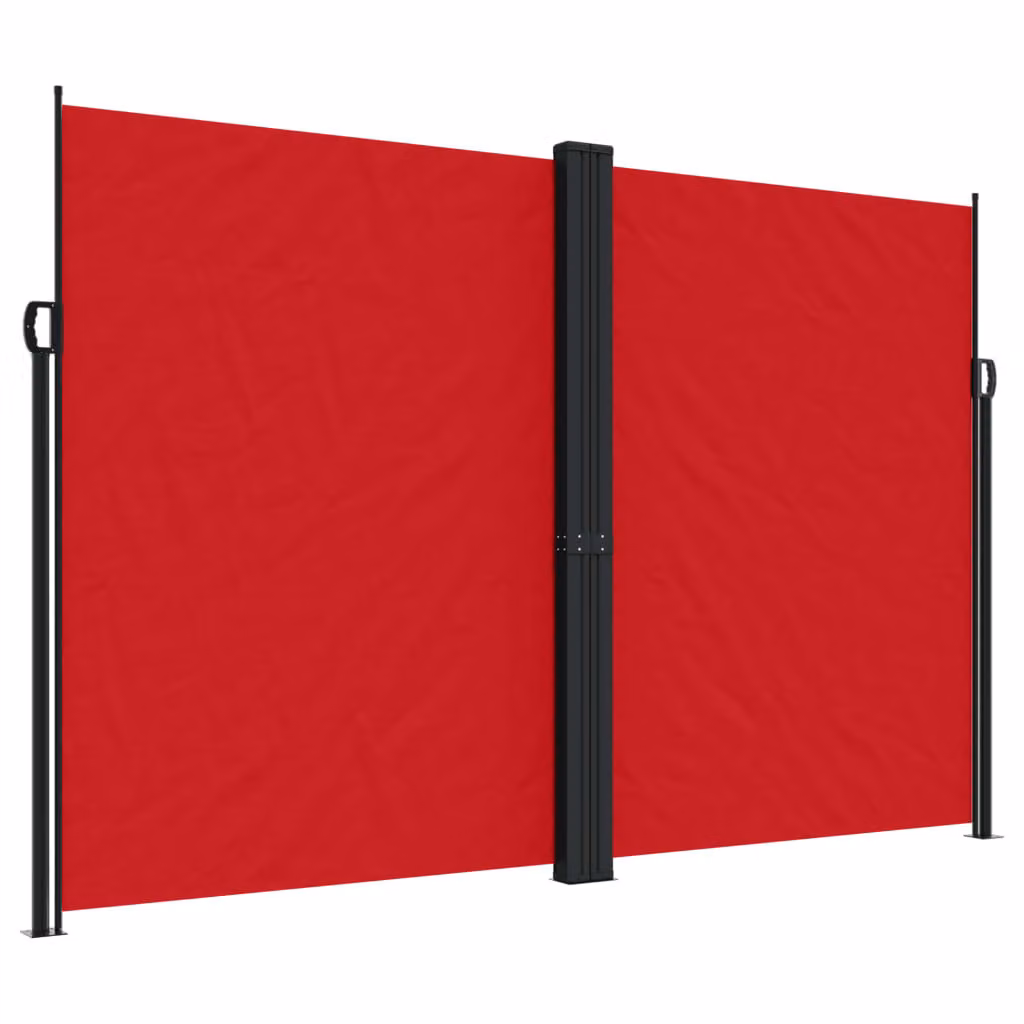 Tenda da Sole Laterale Retrattile Rossa 220x1200 cm