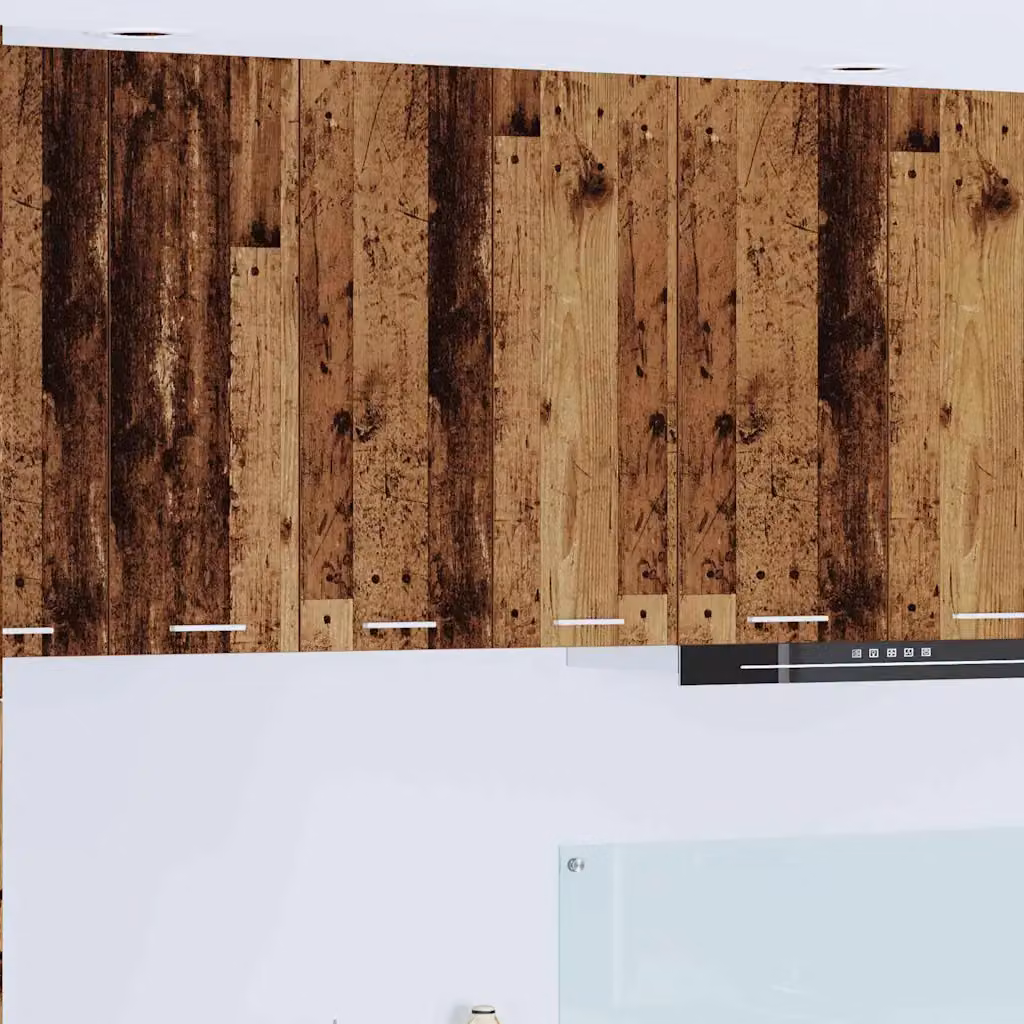 Armadio pensile da cucina vidaXL in legno effetto marrone con ante a battente L 60 cm x P 31 cm x H 80 cm