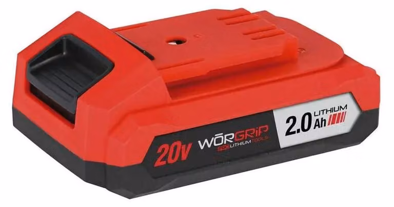 Batteria per torcia Worgrip 2ah 20v Rosso Rosso Taglia unica