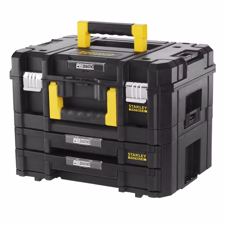 PRO-STACK™ 2-Case Kit - STANLEY FATMAX - FMST1-71981 - 2 handles - 2 drawers - 21.5 L