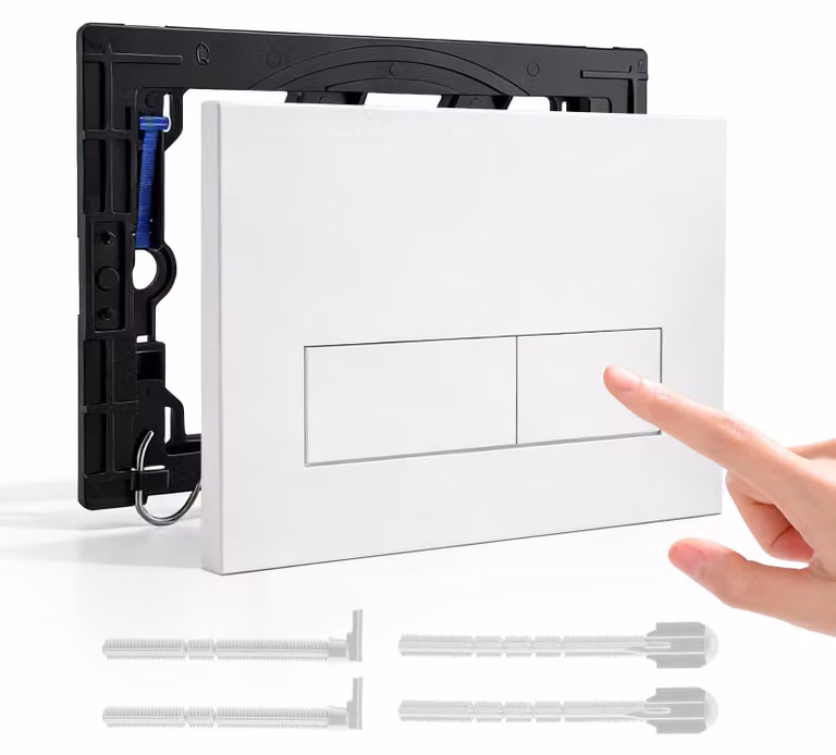 Pulsante di azionamento per cassonetto scarico Geberit - Bianco, compatibile con le serie Sigma