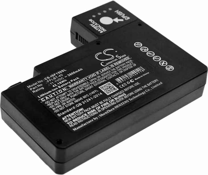 TECHTEK Batteria compatibile con [INNO] IFS-15H, IFS-15M+, IFS-55, IFS15M, V12M, V4M, View 3 Fusion Splicers, View 4S, View 5 Fusion Splicers sostitu