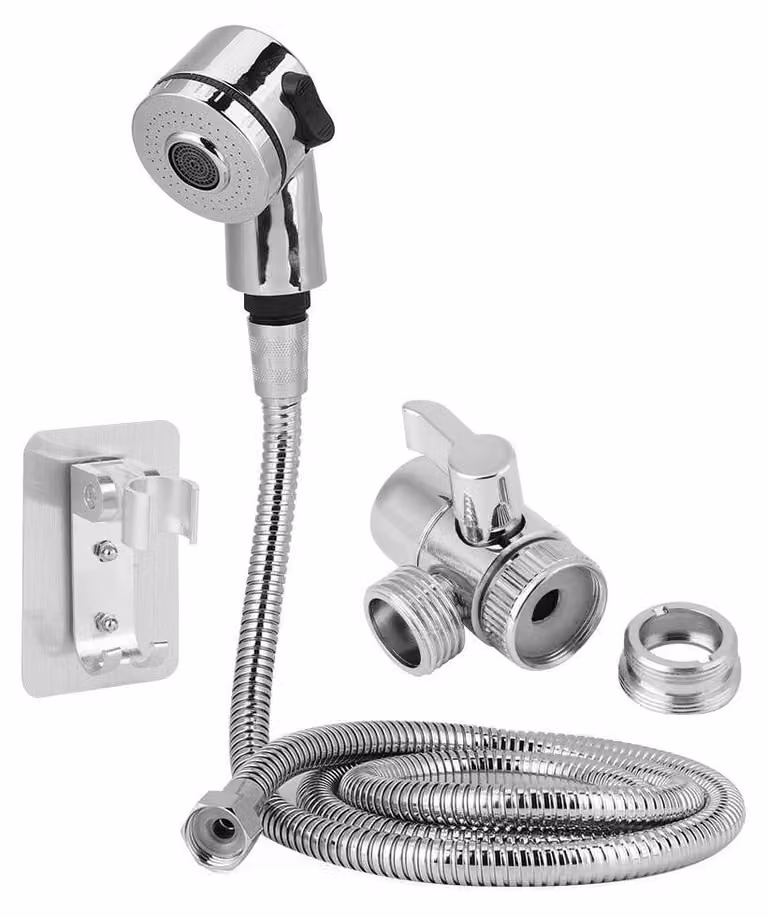 Set doccia, rubinetto per lavandino e soffione manuale per lavare i capelli - Modello n. Akozoni6z7c31rua-11
