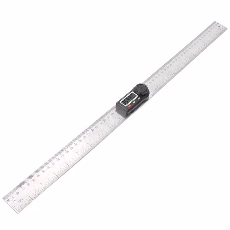 Misuratore di angoli, goniometro, goniometro, angolo 0-360°&nbsp, righello, righello per la lavorazione del legno