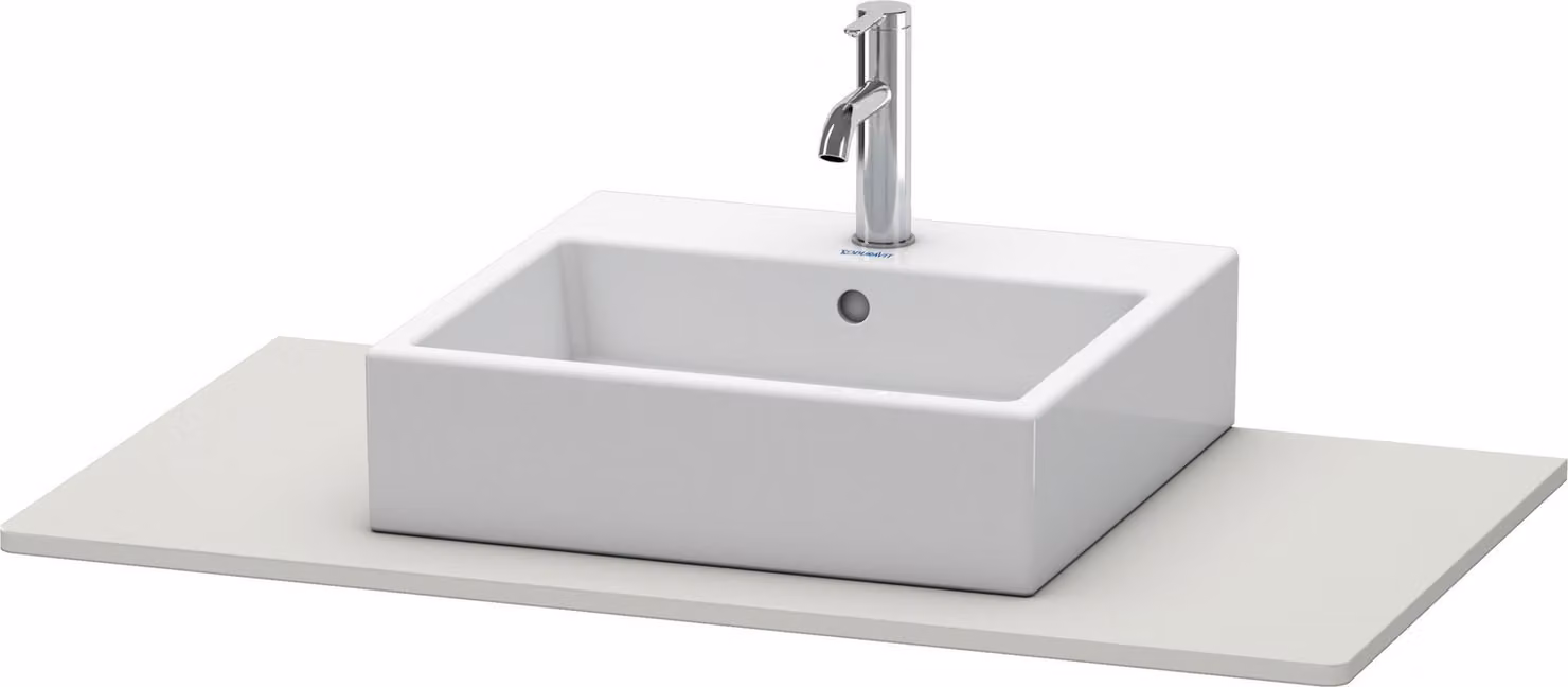 Console Duravit XSquare, 1 découpe, 1000x16x550mm, XS060E00707, XS060E00707
