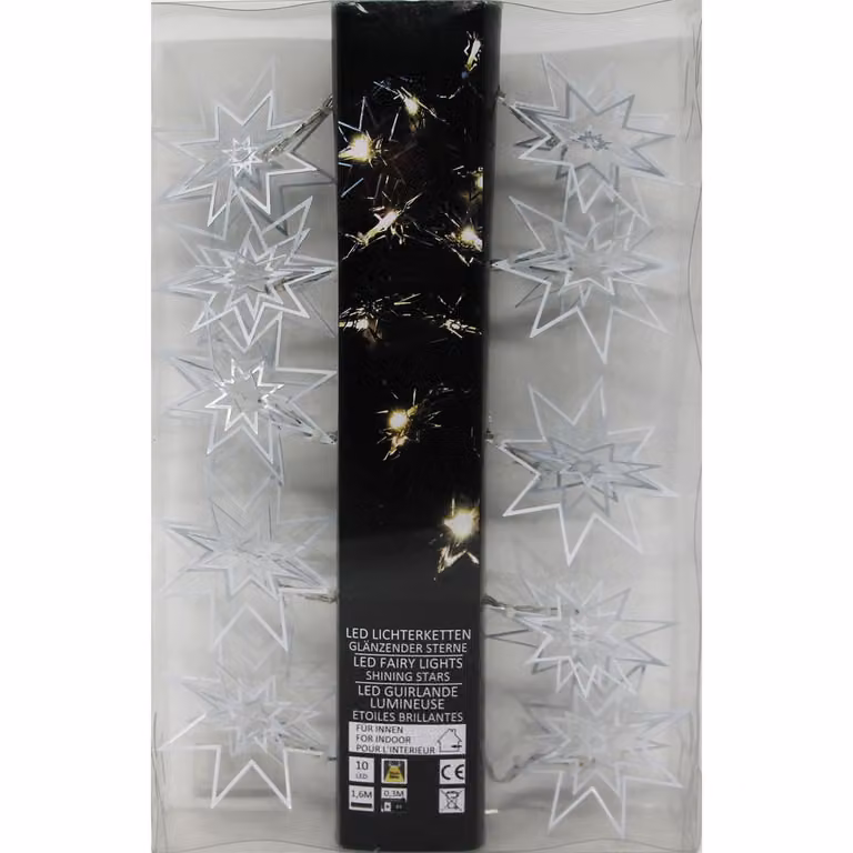 Luci fiabesche Blauth con 10 LED Stella 3D 10 set nel colore bianco