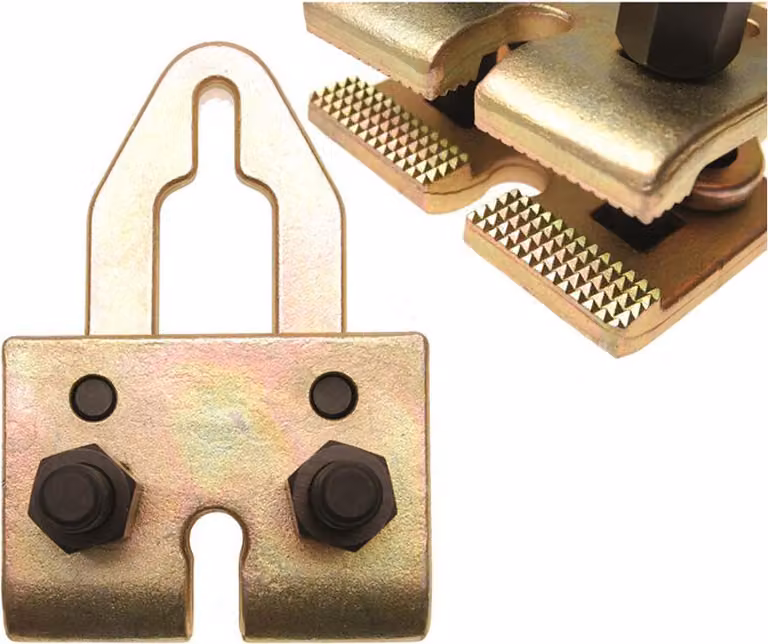 BGS Morsetto di raddrizzamento corpo 120 mm una direzione di tiro max. 5 t - 2901