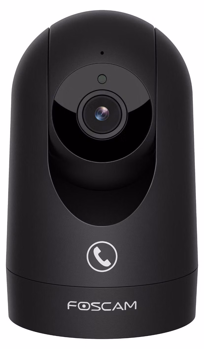 Foscam WiFi R8M 8MP Telecamera rotante Radar a microonde Nero