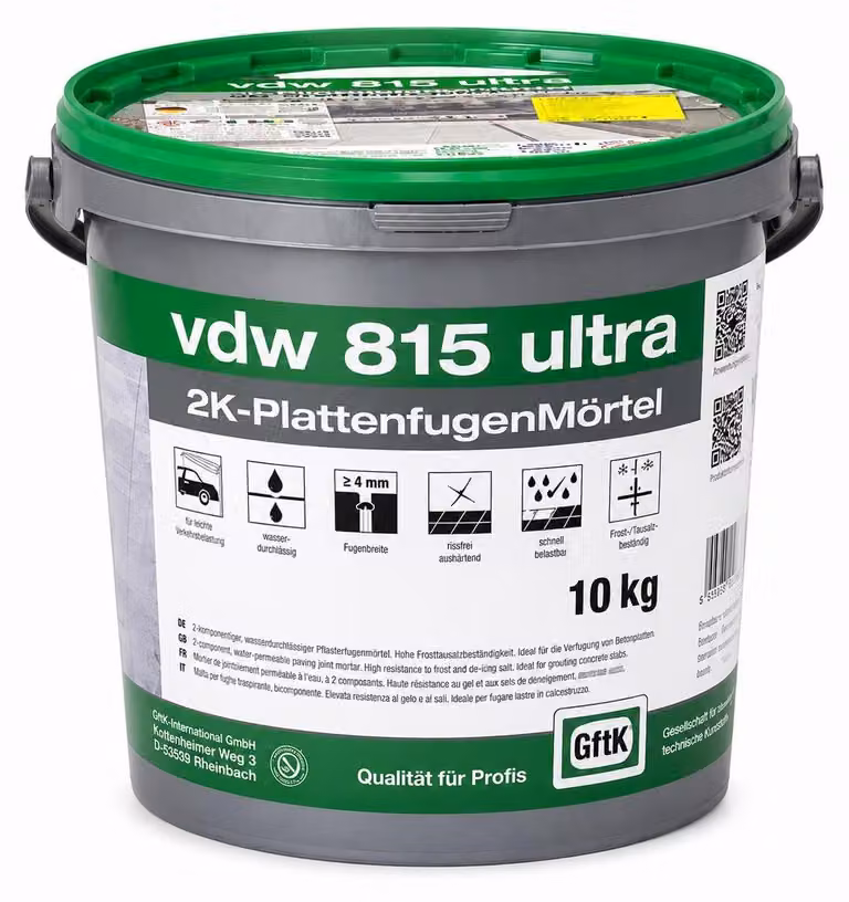 vdw 815 ultra basalt 10kg PlattenfugenMörtel