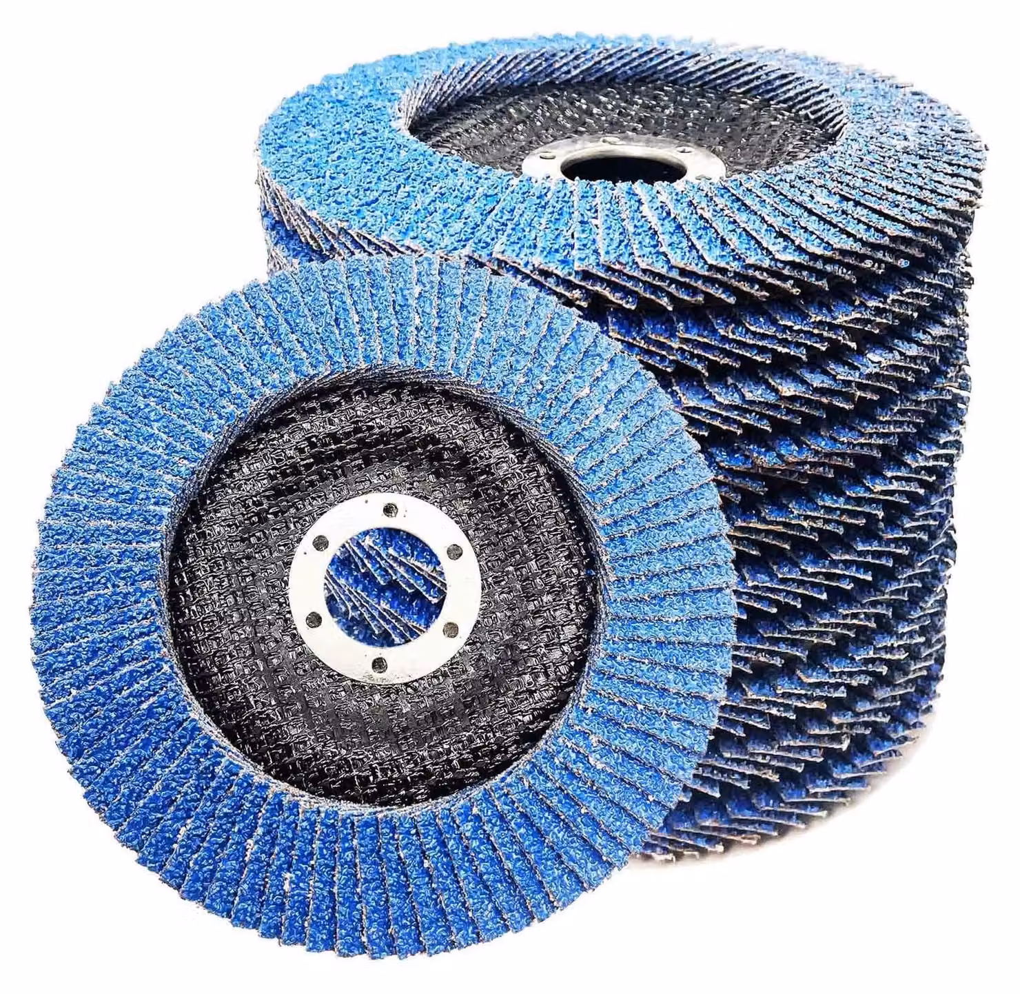 Omgoods - Set di 10 dischi lamellari per smerigliatrice angolare