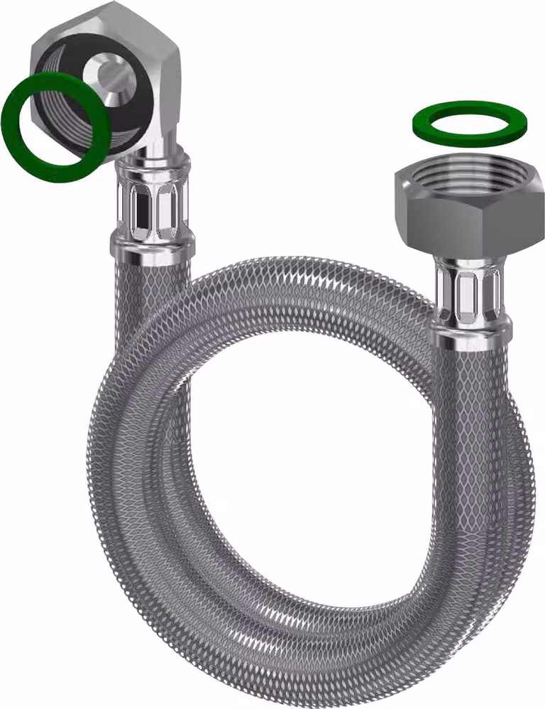 KWC AR Schlauch, G3/4xG3/4, 1200mm, DN10,  L-Form, 2000105647