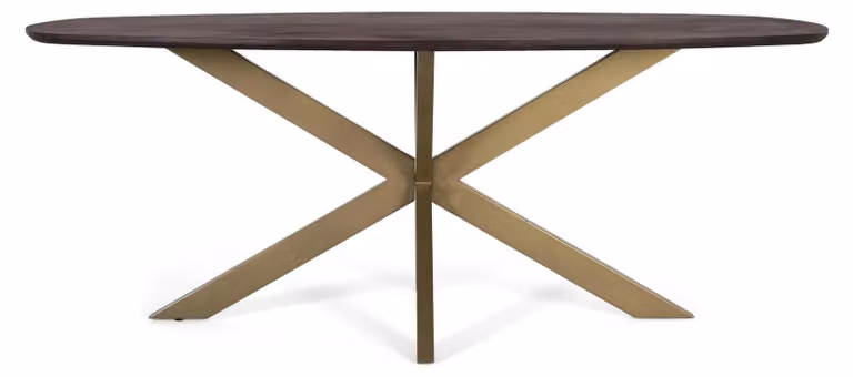 Tavolo da pranzo in legno di acacia Baku, 76 cm x 200 cm x 100 cm Giner y Colomer