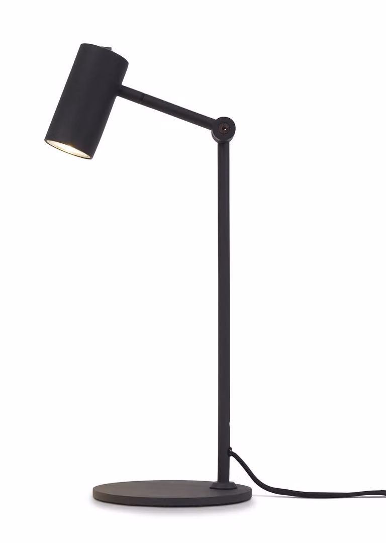 si tratta di RoMi - Lampada da tavolo Montreux - Nero - 19x17x40cm Lampada da tavolo - Lampada da comodino, soggiorno, camera da letto