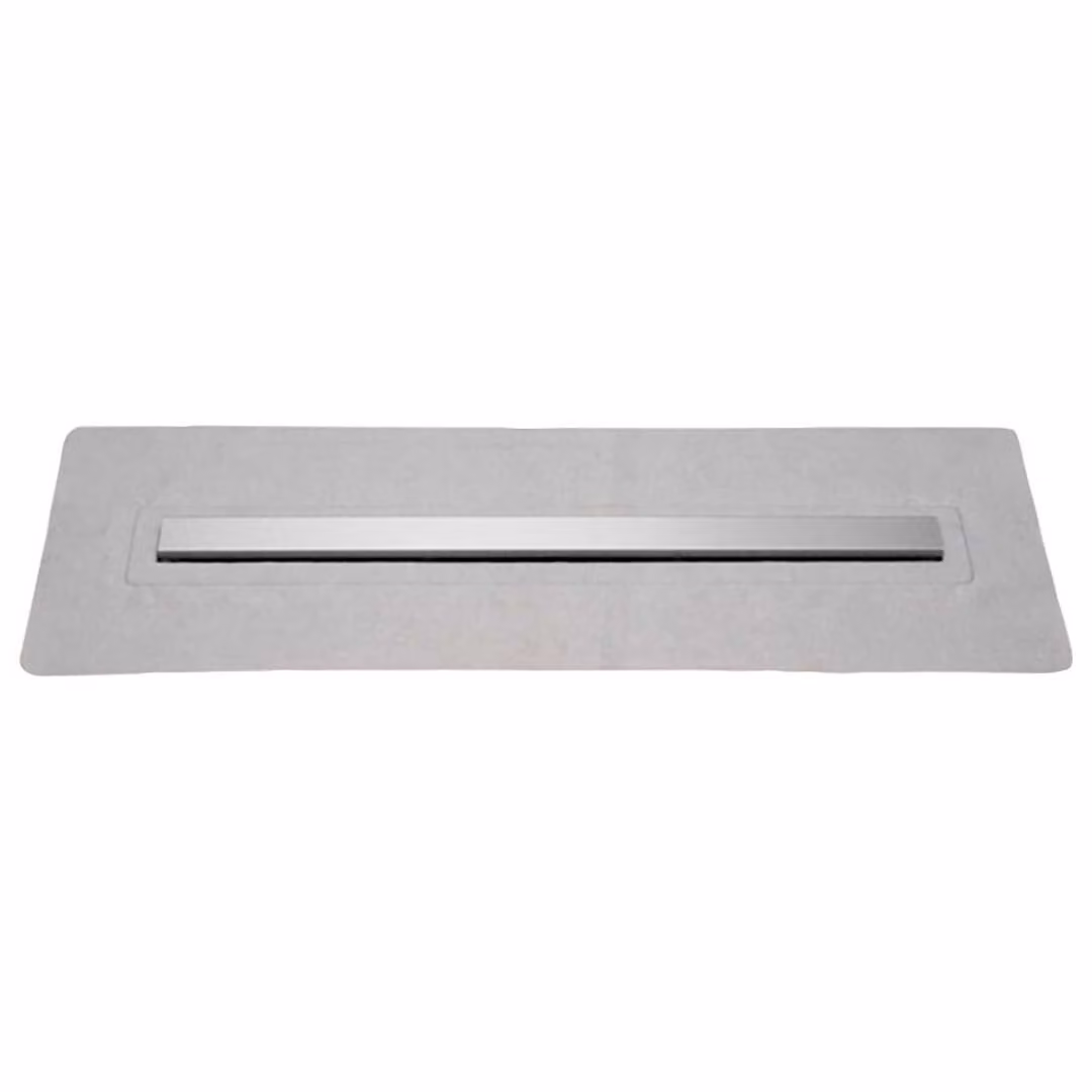 Canalina doccia SCHÜTTE 90 cm con copertura in acciaio inox, canale di scarico per doccia