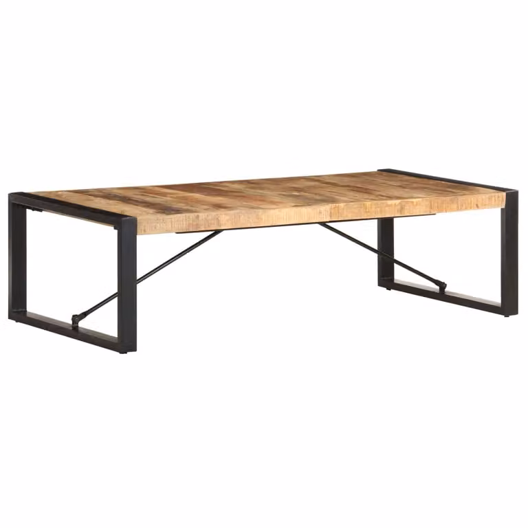 Maison Exclusive - Tavolino 140x70x40 cm in legno di mango grezzo