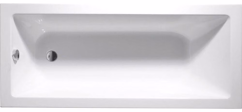 DOUBRAVA vasca rettangolare 170 x 70 x 41 cm, senza piedini, bianco