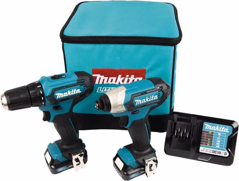 Makita 12V Clx224A 2X2.0Ah Set Combinato