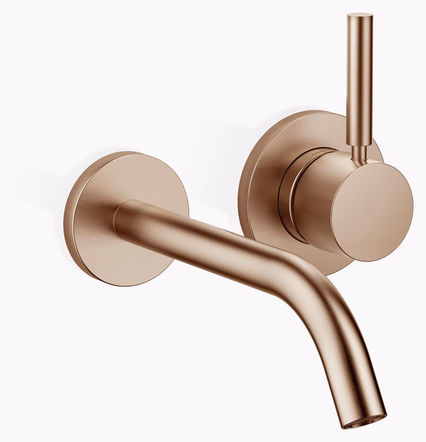 Dornbracht META Mitigeur mural de lavabo sans vidage, saillie 190mm, jet rond enrichi d'air, 36860660-42, 36860660-42