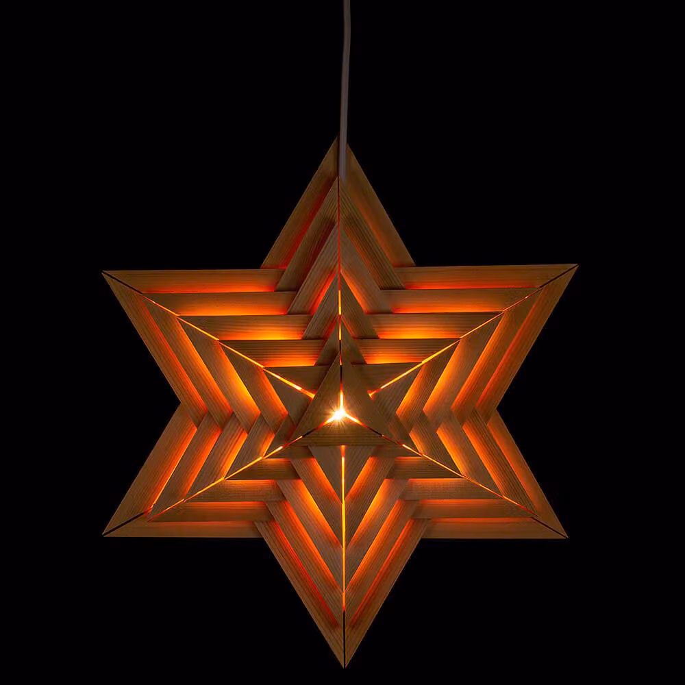 Decorazione per finestre, illuminazione elettrica larghezza x altezza circa 40 cm x 40 cm NUOVO