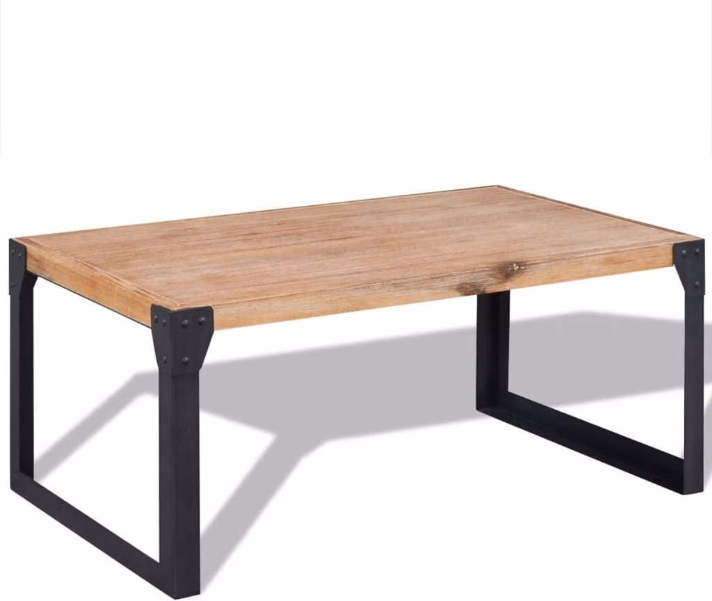 Maison Exclusive - Tavolino in legno massello di acacia 100x60x45 cm