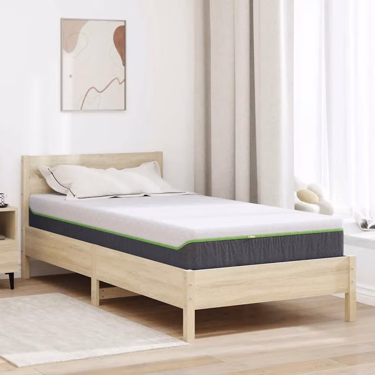Materasso Hybrid vidaXL Bianco e Grigio L: 120 cm, P: 200 cm