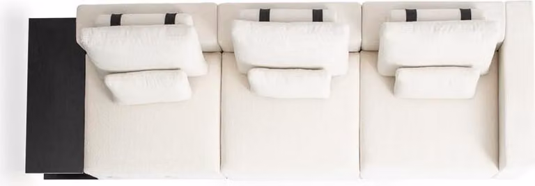 Weißes Wohnzimmer Sofa Luxus Viersitzer Polstermöbel Moderne Stilmöbel