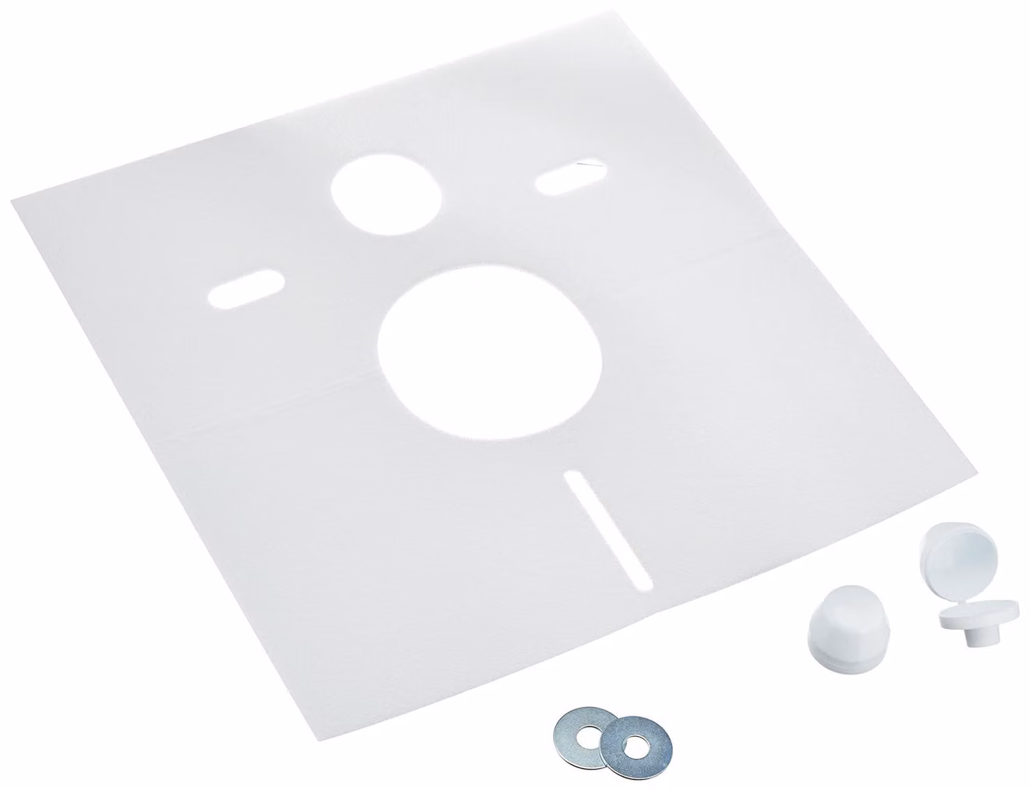 Kit di isolamento per WC sospeso e bidet, spessore 4 mm, 100% riciclabile, per bagni