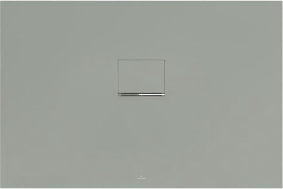 V&B Squaro Infinity piatto doccia 120x80x4cm, verde m, installazione universale