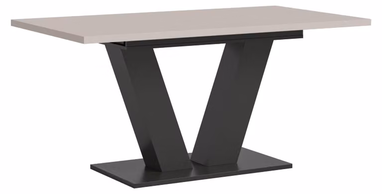 xonox.home Tavolo da pranzo Motion imitazione grigio/imitazione cashmere L/A/P: 150x76x90 cm