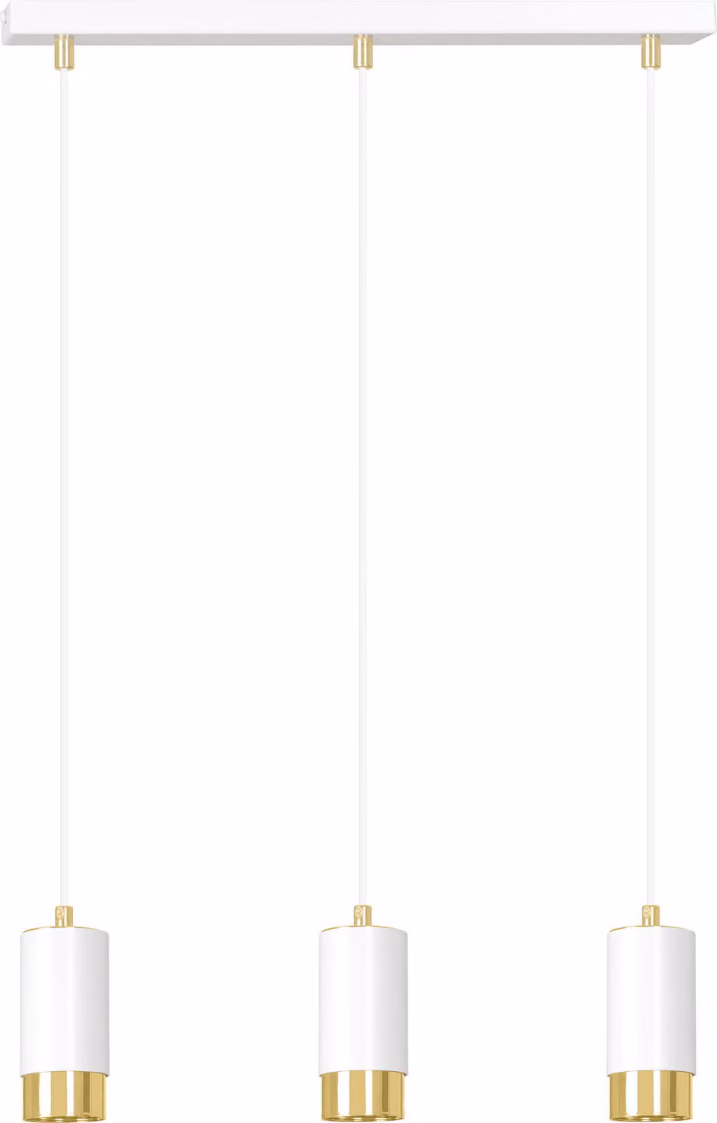 Lampadario Emibig 3xGU10 30W FUMIKO 3 WH/GOLD 815/3
