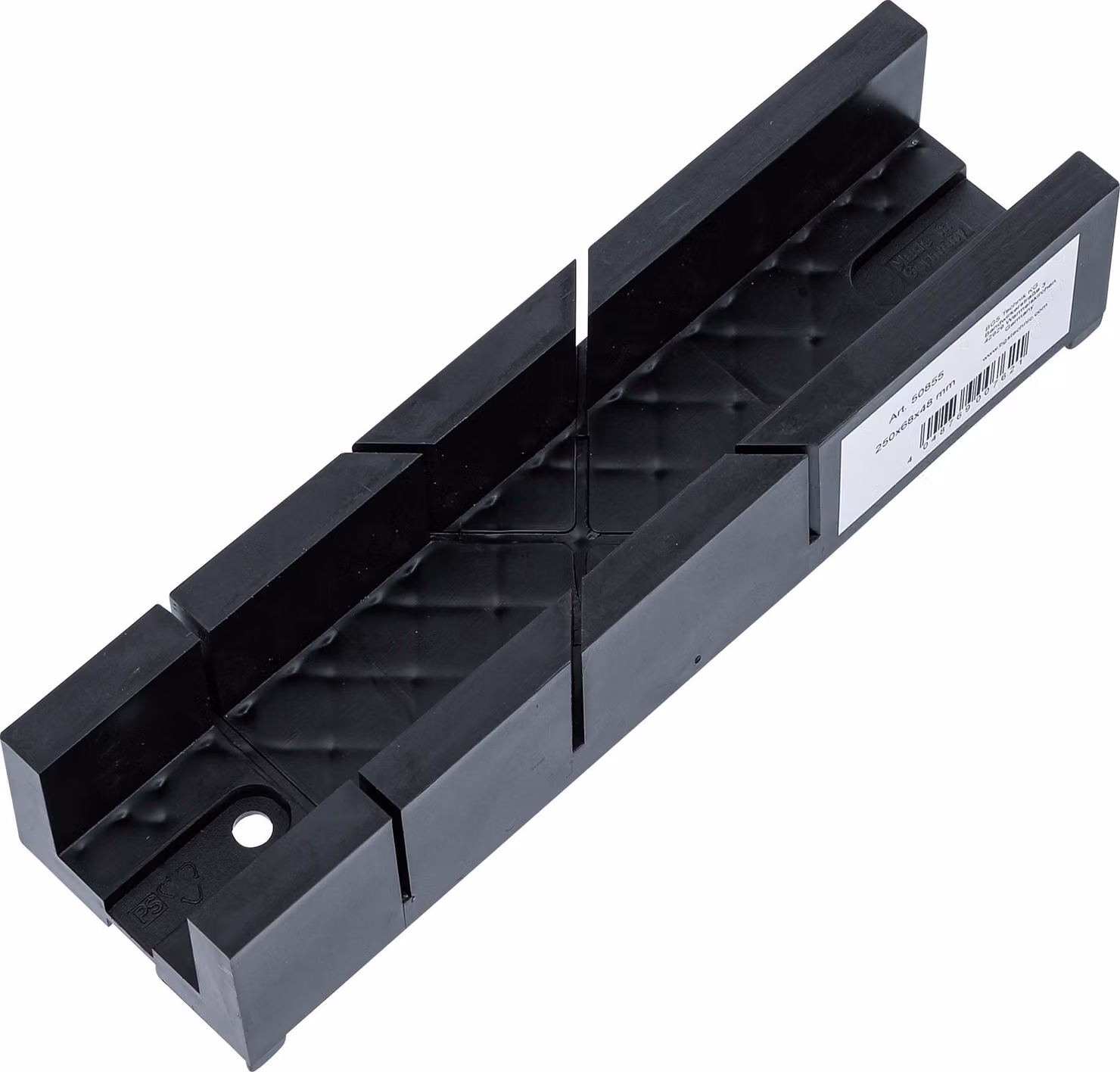 BGS 50855 | Scatola di plastica per troncatura | 245 x 65 x 48 mm