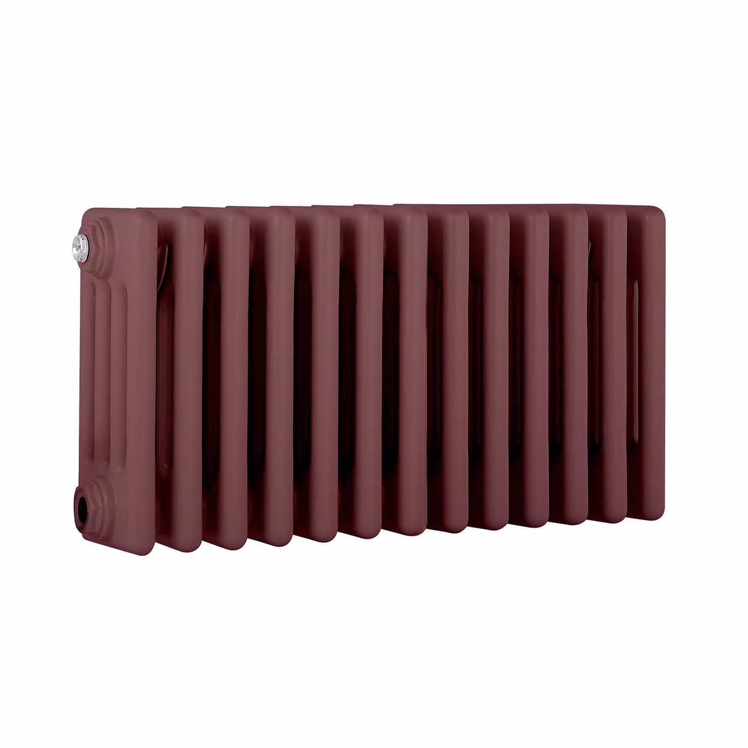 Radiatore Orizzontale a Colonne (4 Colonne) 300mm x 605mm - Rosso (Booth Rosso) - Regent