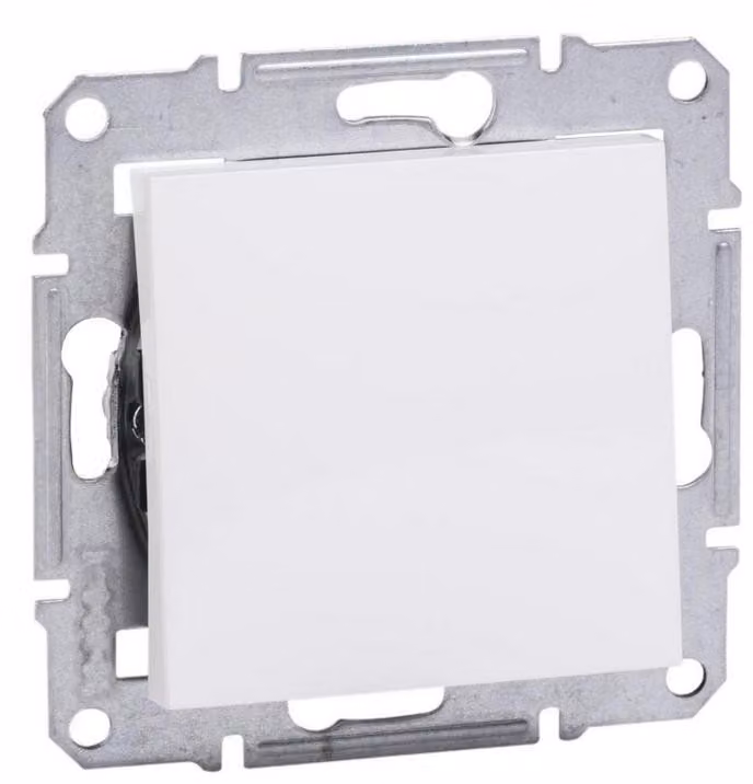 Interruttore per scale senza cornice, bianco Schneider Asfora EPH0401421