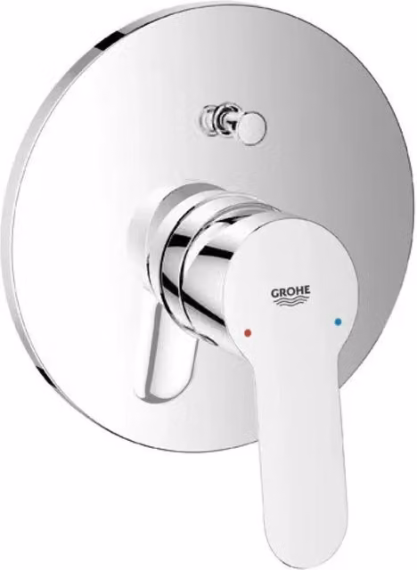 Rubinetto Miscelatore Monocomando Incasso Doccia Grohe Serie Bauedge Cromato