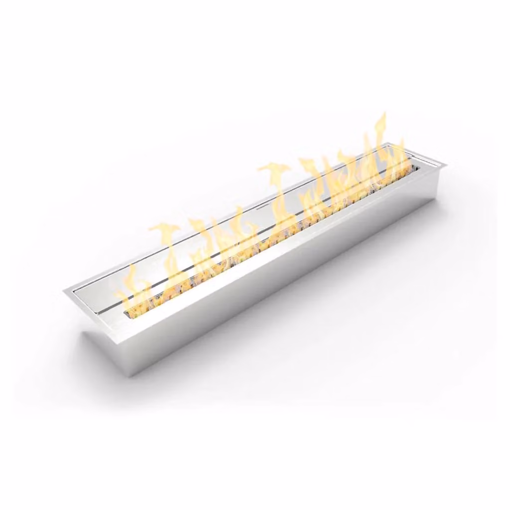 Bruciatore Andezeno DMORA Argento L: 92 cm, P: 19 cm, H: 10 cm – 2